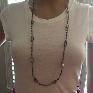 Hand made metal beaded necklace set